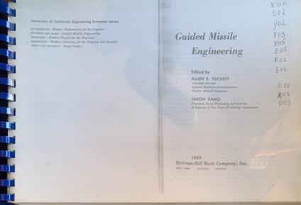 Guided missile engineering - copertina