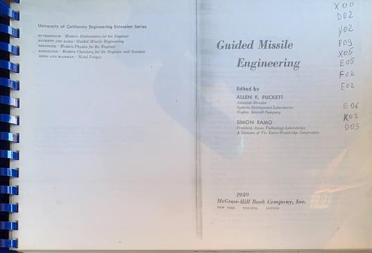 Guided missile engineering - copertina