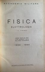 Fisica. Elettrologia II Anno
