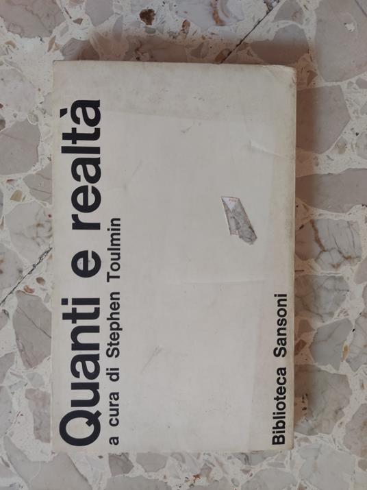 Quanti e realtà - Stephen Toulmin - copertina