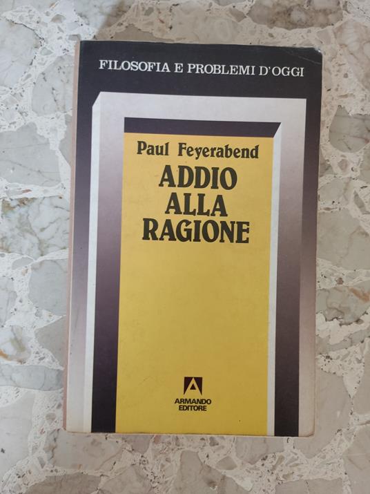 Addio alla ragione - copertina