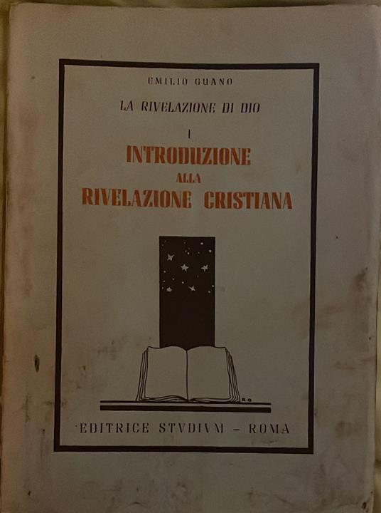 Introduzione alla rivelazione cristiana - Emilio Guano - copertina