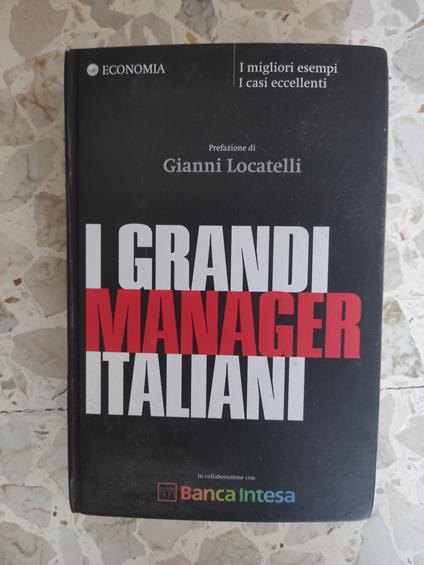 I grandi manager italaini - copertina