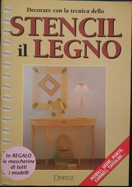 Decorare con la tecnica dello stencil il legno - copertina