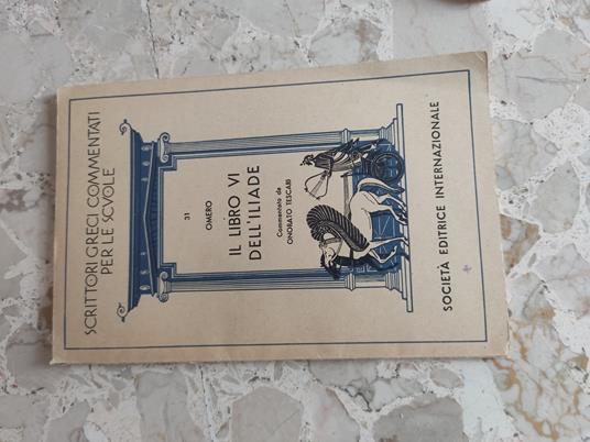 Il libro VI dell'Iliade - Omero - copertina