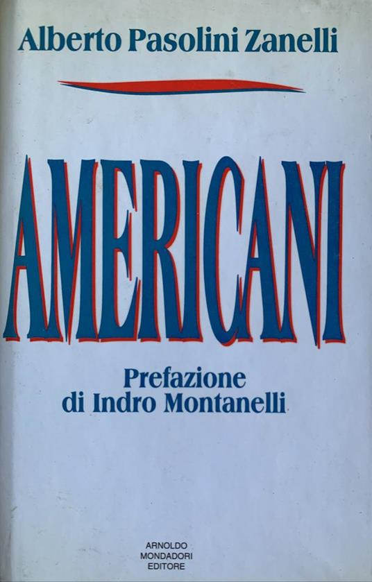 Americani - Alberto Pasolini Zanelli - copertina