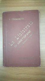 La Lisistrata, cura e traduzionedi Augusto Franchetti