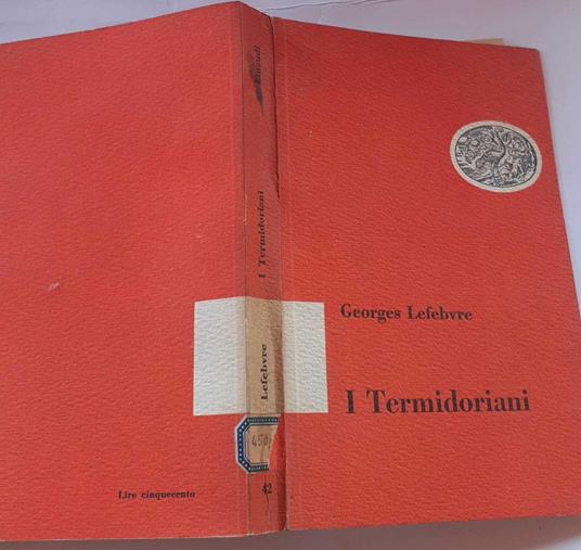 I Termidoriani - Georges Lefebvre - copertina