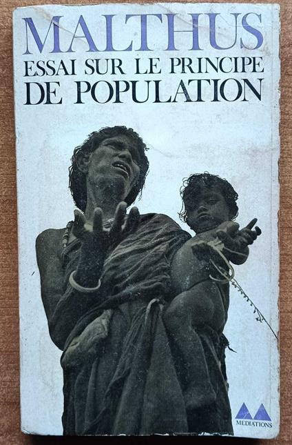 Essai Sur Le Principe De Population - Thomas Robert Malthus - copertina