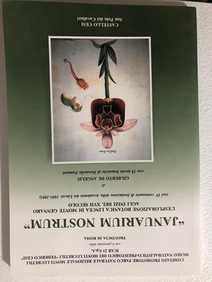 "Januarium Nostrum" l'esplorazione botanica di Monte Gennaro agli inizi del XVII secolo - Gian Carlo De Angelis - copertina