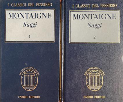 Saggi - Michel de Montaigne - copertina