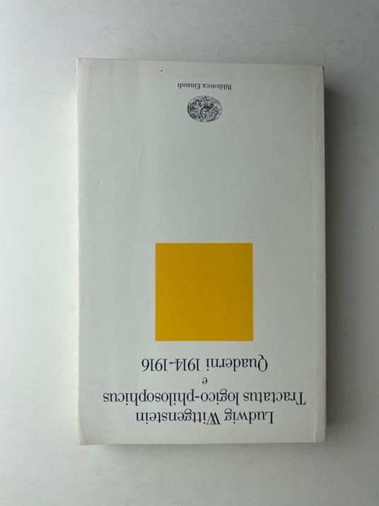Tractatus logico-philosophicus e Quaderni 1914-1916 - Ludwig Wittgenstein,Ludwig Wittgenstein - copertina