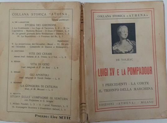 Luigi XV. La Pompadour (1745-1752) - copertina