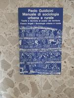 Manuale di sociologia urbana e rurale