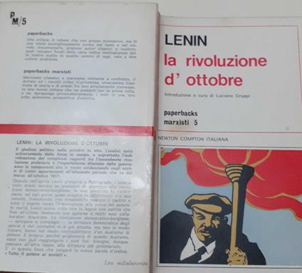 La rivoluzione d'ottobre - Lenin - copertina