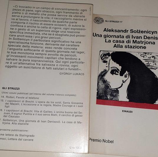 Una giornata di Ivan Denisovic. La casa di Matrjona. Alla stazione - Aleksandr Solzenicyn - copertina
