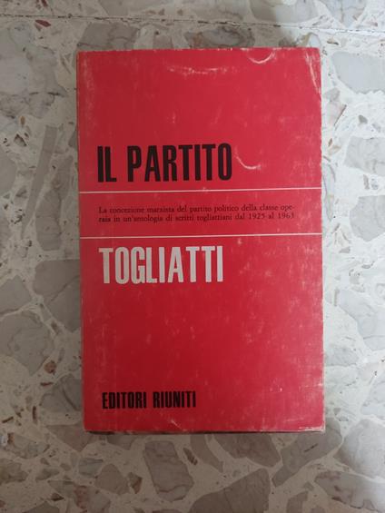 Il partito - Palmiro Togliatti - copertina