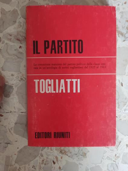 Il partito - Palmiro Togliatti - copertina