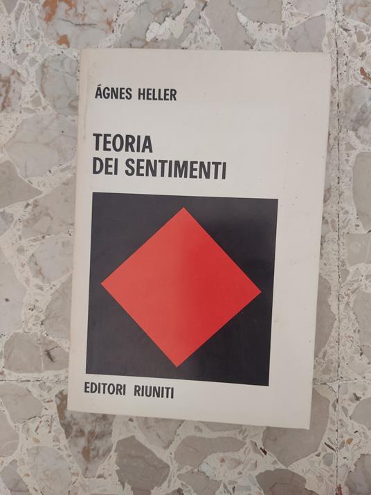 Teoria dei sentimenti - Ágnes Heller - copertina