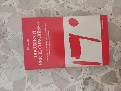 Documenti per il congresso - copertina