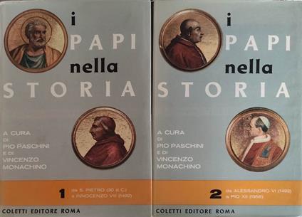 I papi nella storia Vol I e II - copertina