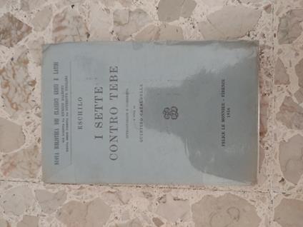 I sette contro tebe - Eschilo - copertina