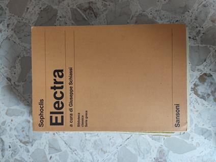 Electra - Sofocle - copertina