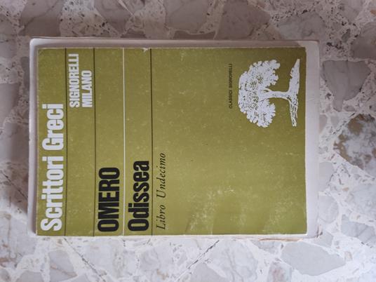 Odissea. Libro undicesimo - Omero - copertina