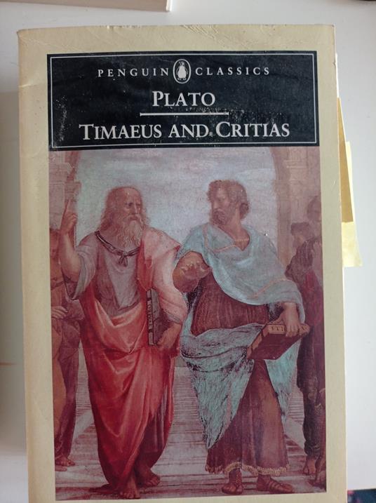 Timaeus and Critias - Platone - copertina
