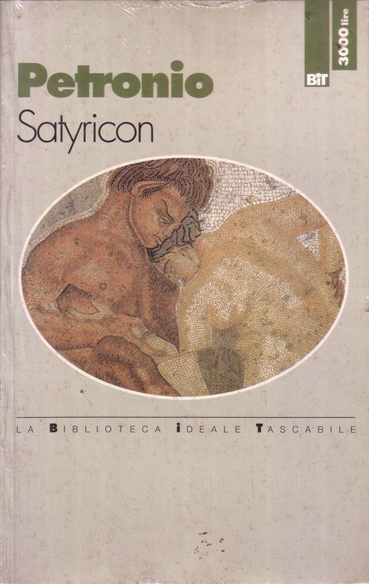 Satyricon - Arbitro Petronio - copertina