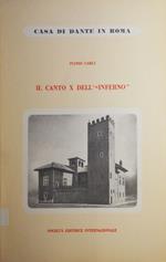 Il canto X dell'Inferno