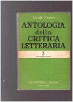 Antologia della Critica Letteraria 3 Dall'Alfieri al Croce