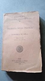 Filosofia della pratica - economia ed etica