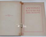 Cenni biografici di Antonio Rosmini. Onori funebri e testimonianze rese alla sua memoria