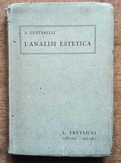 L' analisi estetica - copertina