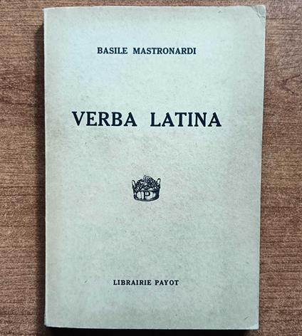 Verba latina - copertina