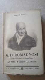 G.D Romagnosi ( 11 dicembre 1761- 8 giugno 1835) La vita i tempi le opere