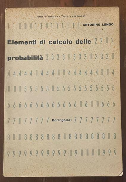 Elementi Di Calcolo Delle Probabilità - copertina