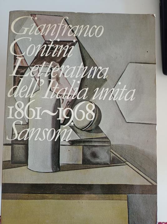 Letteratura dell'Italia unita 1861 - 1968 - Gianfranco Contini - copertina