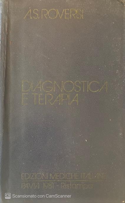 Manuale medico di diagnostica e terapia - A. S. Roversi - copertina