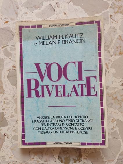 Voci rivelate - copertina