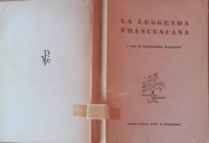 La leggenda francescana - copertina