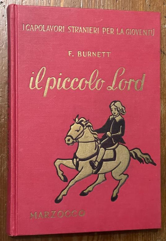 il piccolo lord - Frances H. Burnett - copertina
