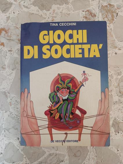 Giochi di società - Tina Cecchini - copertina
