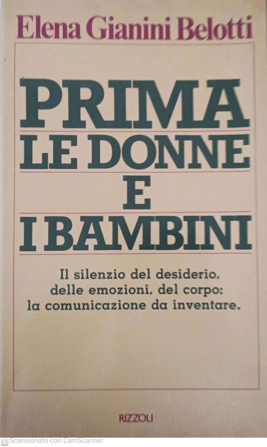 Prima le donne e i bambini - copertina