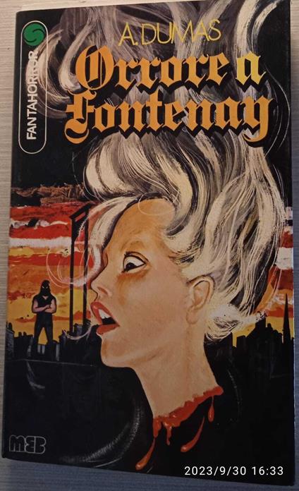 Orrore a Fontenay - Alexandre Dumas - copertina