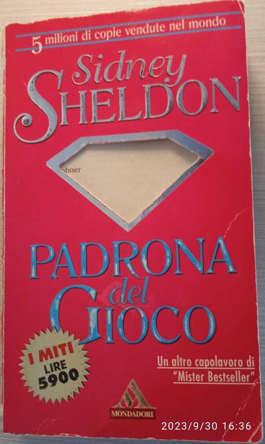 Padrona del gioco - Sidney Sheldon - copertina