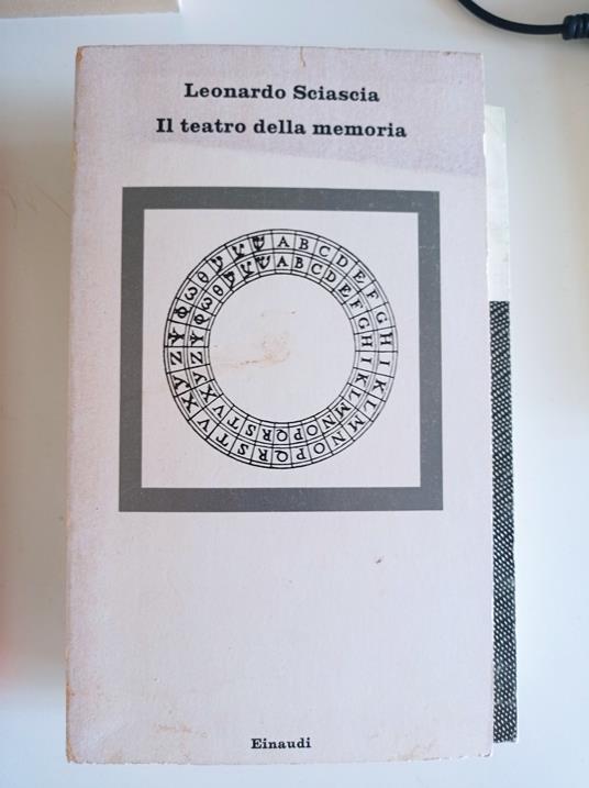 Il teatro della memoria - Leonardo Sciascia - copertina