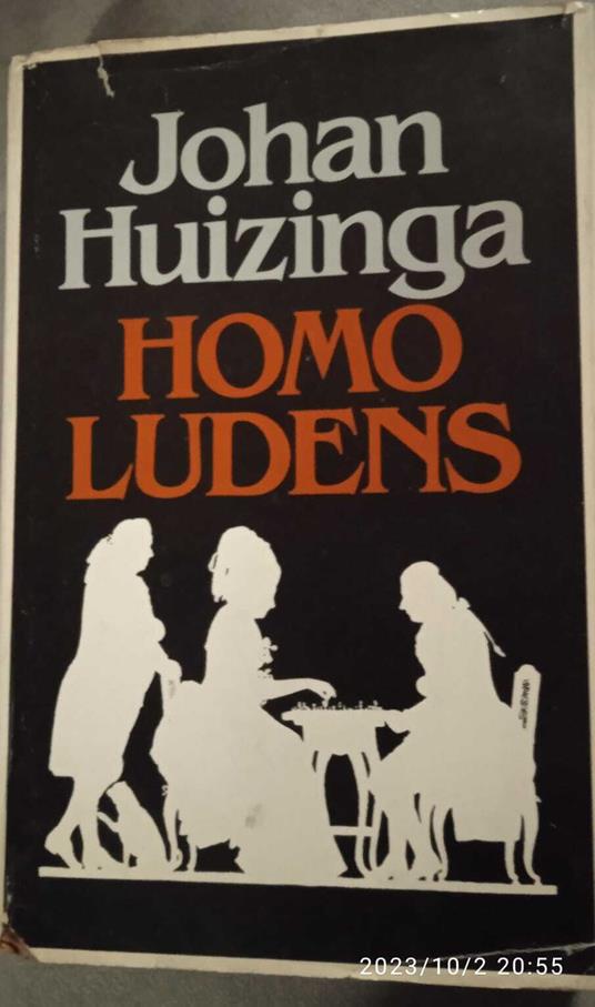 Homo Ludens - Johan Huizinga - copertina