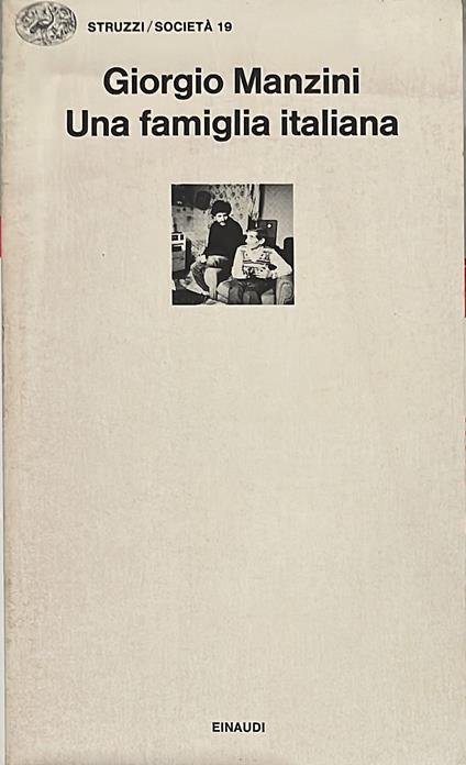 Una famiglia italiana - Giorgio Manzini - copertina